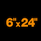 Fiskars® Sewing Ruler, 6" x 24"